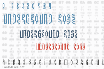 Underground Rose Font