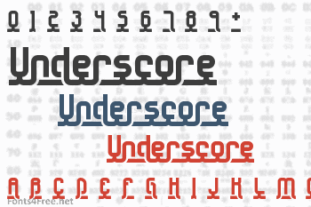 Underscore Font