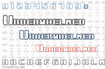 Underwhelmed Font