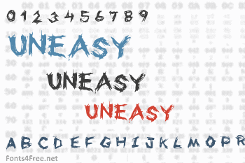 Uneasy Font