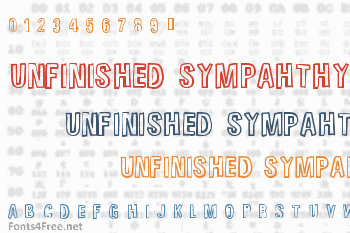 Unfinished Sympahthy Font