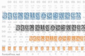 Unger-Fraktur Zierbuchstaben Font