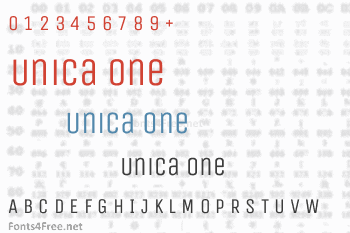 Unica One Font