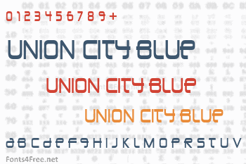 Union City Blue Font