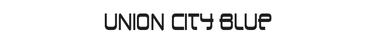 Union City Blue Font