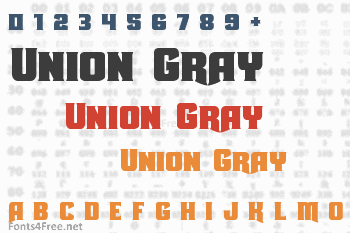 Union Gray Font