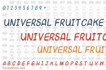 Universal Fruitcake Font