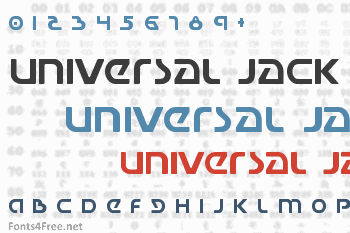 Universal Jack Font