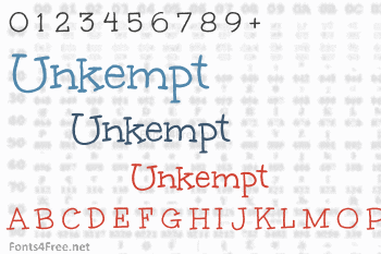 Unkempt Font