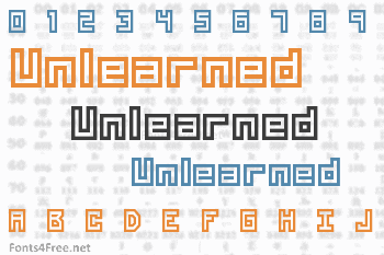 Unlearned Font