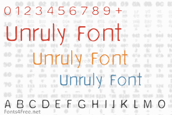 Unruly Font