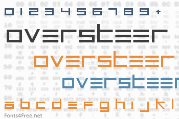 Unsteady Oversteer Font