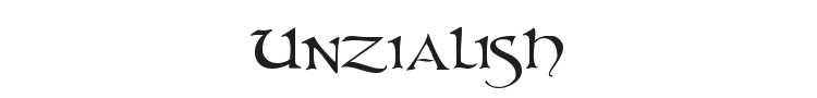 Unzialish Font