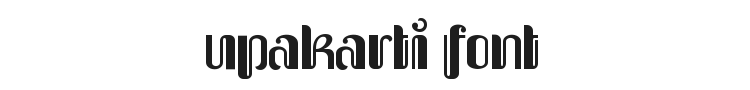 Upakarti Font