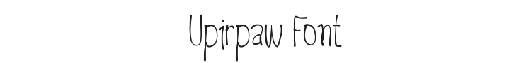 Upirpaw Font