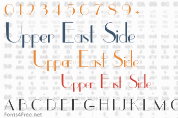 Upper East Side Font