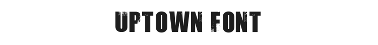 Uptown Font Preview