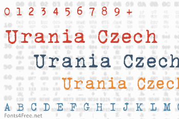 Urania Czech Font Download - Fonts4Free