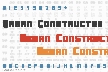 Urban Constructed Font