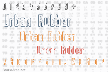 Urban Rubber Font