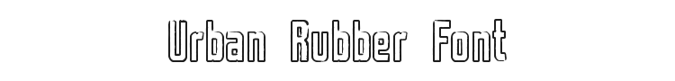 Urban Rubber Font Preview