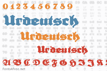 Urdeutsch Font