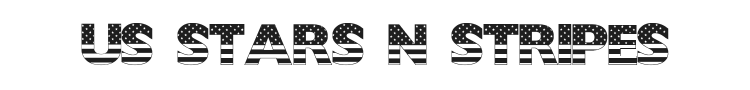 US Stars N Stripes Font