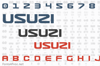 Usuzi Font