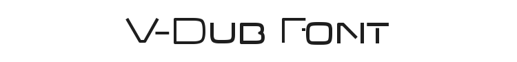 V-Dub Font