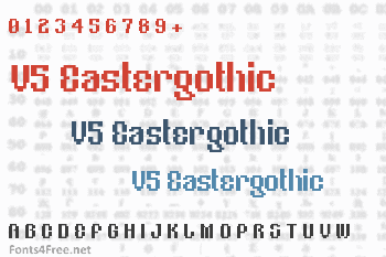 V5 Eastergothic Font