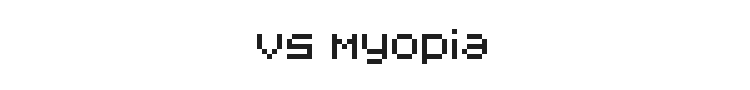 V5 Myopia Font
