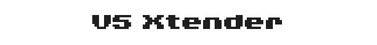 V5 Xtender Font