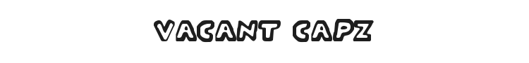 Vacant Capz Font