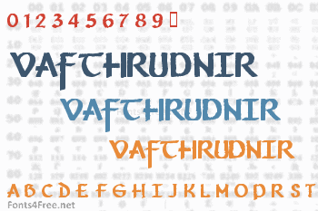 Vafthrudnir Font