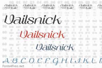 Vailsnick Font