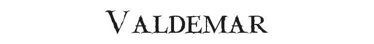 Valdemar Font Preview