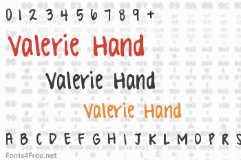 Valerie Hand Font