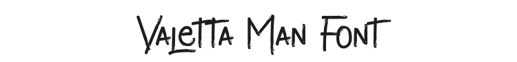 Valetta Man Font Preview