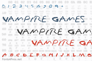 Vampire Games Font