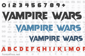 Vampire Wars Font