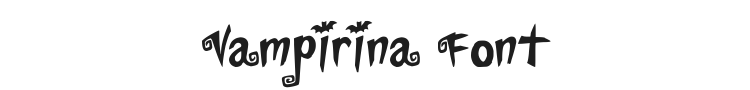 Vampirina Font Preview