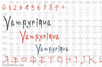 Vampyriqua Font