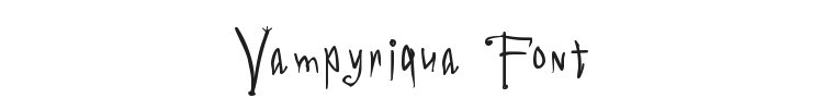 Vampyriqua Font