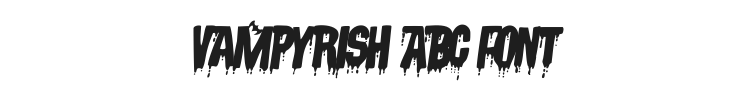 Vampyrish ABC Font