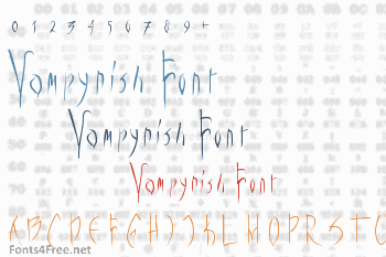 Vampyrish Font