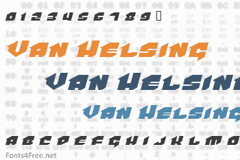 Van Helsing Font