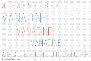 Vanadine Font