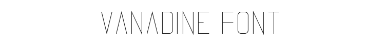 Vanadine Font