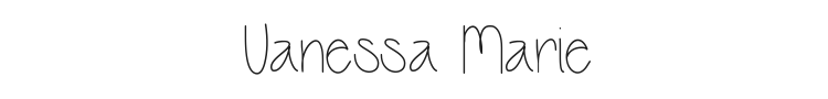 Vanessa Marie Font Preview
