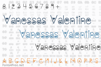 Vanessas Valentine Font